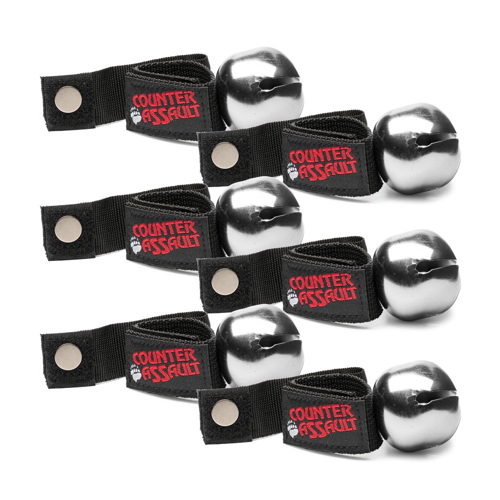 Counter Assault Bear Bell Chrome w/Silencer - 6 Pack