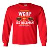 Societee New Graphic 1st Annual WKRP Turkey Drop Thanksgiving Men's Long Sleeve T-Shirt (Red, 4X-Large) view 1