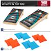 Wild Sports 2' x 4' Wood Tournament Cornhole Set - Direct Printed - Miami Dolphins- perfect for Backyard, Beach, Park, Tailgates, Outdoors and Indoors view 2