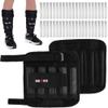 Adjustable Wrist Ankle Weights with Removable Steel Bars, 1 Pair Arm Leg Weights for Men Women, No Sand Leakage, for Walking Jogging Yoga Fitness view 1