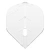 LSTYLE L1 Standard Dart Flights  PRO KAMI  White  1 Set (3 Flights)  Pre-Molded view 3