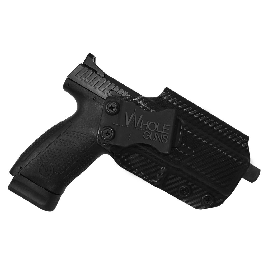 IWB Sweat Guard Holster - Inside The Waistband Holster - fits CZ P-10 C (Carbon Fiber, Right)