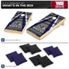 Wild Sports 2' x 4' Wood Tournament Cornhole Set - Direct Printed - Baltimore Ravens- perfect for Backyard, Beach, Park, Tailgates, Outdoors and Indoors view 2