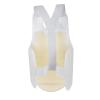 Taekwondo Chest Guard Protector, Unisex Adult Child Taekwondo Karate Chest Guard Vest Boxing Karate Breast Protector Protective Gear Vest for Women MenMwhite view 2