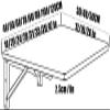 WANGPP Invisible Folding Table, Floating Desk Workbench Wall Floating Shelves view 2