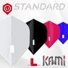 LSTYLE L1 Standard Dart Flights  PRO KAMI  Black  1 Set (3 Flights)  Pre-Molded view 4