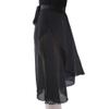 TopTie Adult Ballet Skirt Sheer Wrap Skirt Ballet Dance Dancewear-Black-M view 3