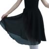 TopTie Adult Ballet Skirt Sheer Wrap Skirt Ballet Dance Dancewear-Black-M view 4