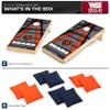 Wild Sports 2' x 4' Wood Tournament Cornhole Set - Direct Printed - Chicago Bears- perfect for Backyard, Beach, Park, Tailgates, Outdoors and Indoors view 2