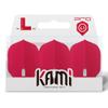 LSTYLE L1 Standard Dart Flights  PRO KAMI  Red  1 Set (3 Flights)  Pre-Molded view 1