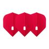 LSTYLE L1 Standard Dart Flights  PRO KAMI  Red  1 Set (3 Flights)  Pre-Molded view 3
