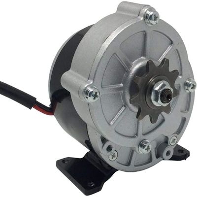 MY1016Z3 350W 24V Chain Driving PMDC Cleaning Robot DC Motor with 9 Tooth Sprocket for Electric Mobility Scooter Ebike Kit Vehicle