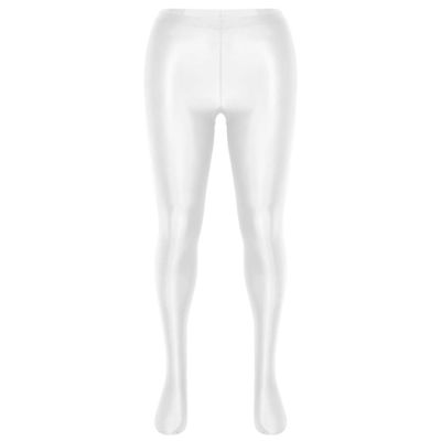 Alvivi Women's Thickness Stockings Pantyhose Ultra-thin Shimmery Stretch Footed Tights Leggings White Medium