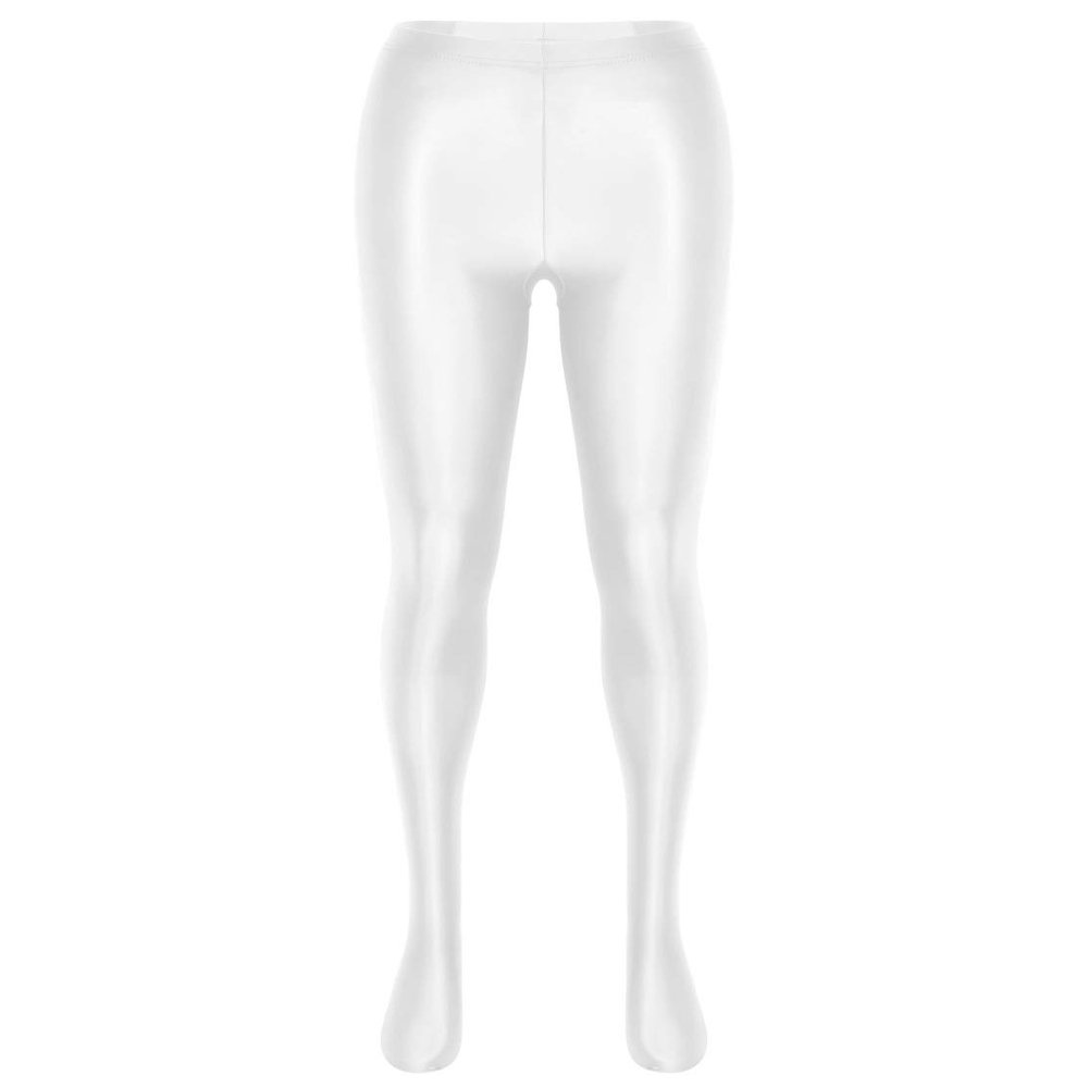 Alvivi Women's Thickness Stockings Pantyhose Ultra-thin Shimmery Stretch Footed Tights Leggings White Medium