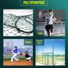 TNZMART Multifunction Baseball Practice Netting Sports Barrier Netting Baseball Backstop Net 10 x 3 Ft- 10x 30 Ft (10x6.5 Ft) view 4