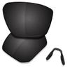 SAUCER Premium Replacement Lenses & Nosepads for Oakley Targetline OO9397 Sunglasses High Definition - Carbon Black Polarized view 1