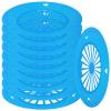 Hemoton Reusable Bbq Plate Holders 10-Pack 10.62 Inch Plastic Dinner Plates Lightweight Barbecue Trays for Outdoor Picnics Family Gatherings Camping view 1
