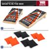 Wild Sports 2' x 4' Wood Tournament Cornhole Set - Direct Printed - Cincinnati Bengals- perfect for Backyard, Beach, Park, Tailgates, Outdoors and Indoors view 2