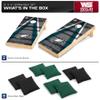 Wild Sports 2' x 4' Wood Tournament Cornhole Set - Direct Printed - Philadelphia Eagles- perfect for Backyard, Beach, Park, Tailgates, Outdoors and Indoors view 2