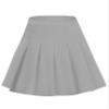 EXCHIC Women's High Waist Pleated Skater School Tennis Skirts (Gray, XL) view 1