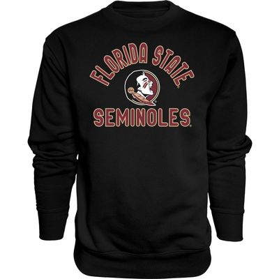 Blue 84 Men's Florida State Seminoles Crewneck Sweatshirt Line Up Secondary Color, Florida State Seminoles Black, XX-Large