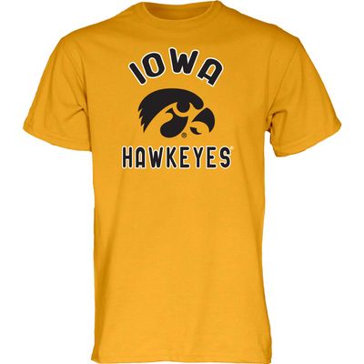 Blue 84 Men's Iowa Hawkeyes T Shirt Line Up Secondary Color, Iowa Hawkeyes Gold, X-Large