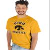 Blue 84 Men's Iowa Hawkeyes T Shirt Line Up Secondary Color, Iowa Hawkeyes Gold, X-Large view 3