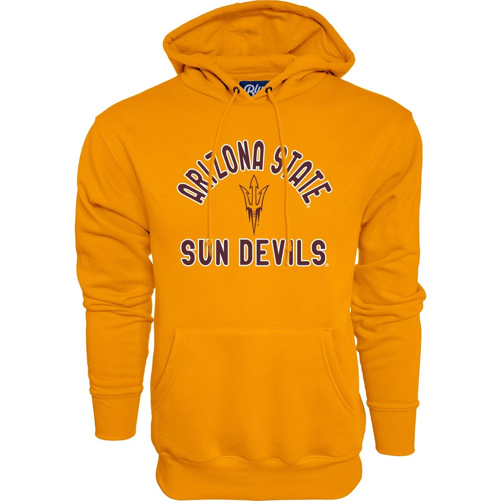 Blue 84 Men's Arizona State Sun Devils Hoodie Line Up Secondary Color, Arizona State Sun Devils Gold, Medium