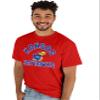 Blue 84 Men's Kansas Jayhawks T Shirt Line Up Secondary Color, Kansas Jayhawks Red, Medium view 2