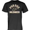 Blue 84 Men's Purdue Boilermakers T Shirt Line Up Team Color, Purdue Boilermakers Black, Medium