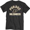 Blue 84 Men's Purdue Boilermakers T Shirt Line Up Team Color, Purdue Boilermakers Black, Medium view 3