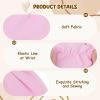 Newborn Baby Mittens No Scratch Cotton Gloves Warm Mittens Baby Glove for Boys Girls 6-pairs/White view 3