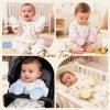 Newborn Baby Mittens No Scratch Cotton Gloves Warm Mittens Baby Glove for Boys Girls 6-pairs/White view 4