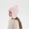 Kids Winter Beanie Hat Mittens Set Warm Fleece Hat Baby Toddler Knitted Hat & Gloves for Boys, Girls view 4