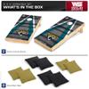 Wild Sports 2' x 4' Wood Tournament Cornhole Set - Direct Printed - Jacksonville Jaguars- perfect for Backyard, Beach, Park, Tailgates, Outdoors and Indoors view 2