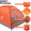 CAMEL CROWN 2 Person Camping Tent with Removable Rain Fly, Easy Setup Outdoor Tents Water Resistant Lightweight Portable for Family Backpacking Camping Hiking Traveling (Orange-2person) view 3
