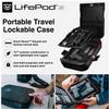 VAULTEK LifePod 20 Full-Size Lockable Weatherproof Case with Built-in Lock, Steel Security Cable, & TSA Handgun Case or Car Safe, Portable Travel Pistol Safe/Covert Black view 2