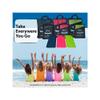 ecox Outdoors Microfiber Towel Fast Drying Soft Feel Fast Action Drying for Gym Beach Outdoors Travel Yoga Camping Compact Size 2 Piece Set 30x60 in and 12x24 in Green MFT2PG view 3