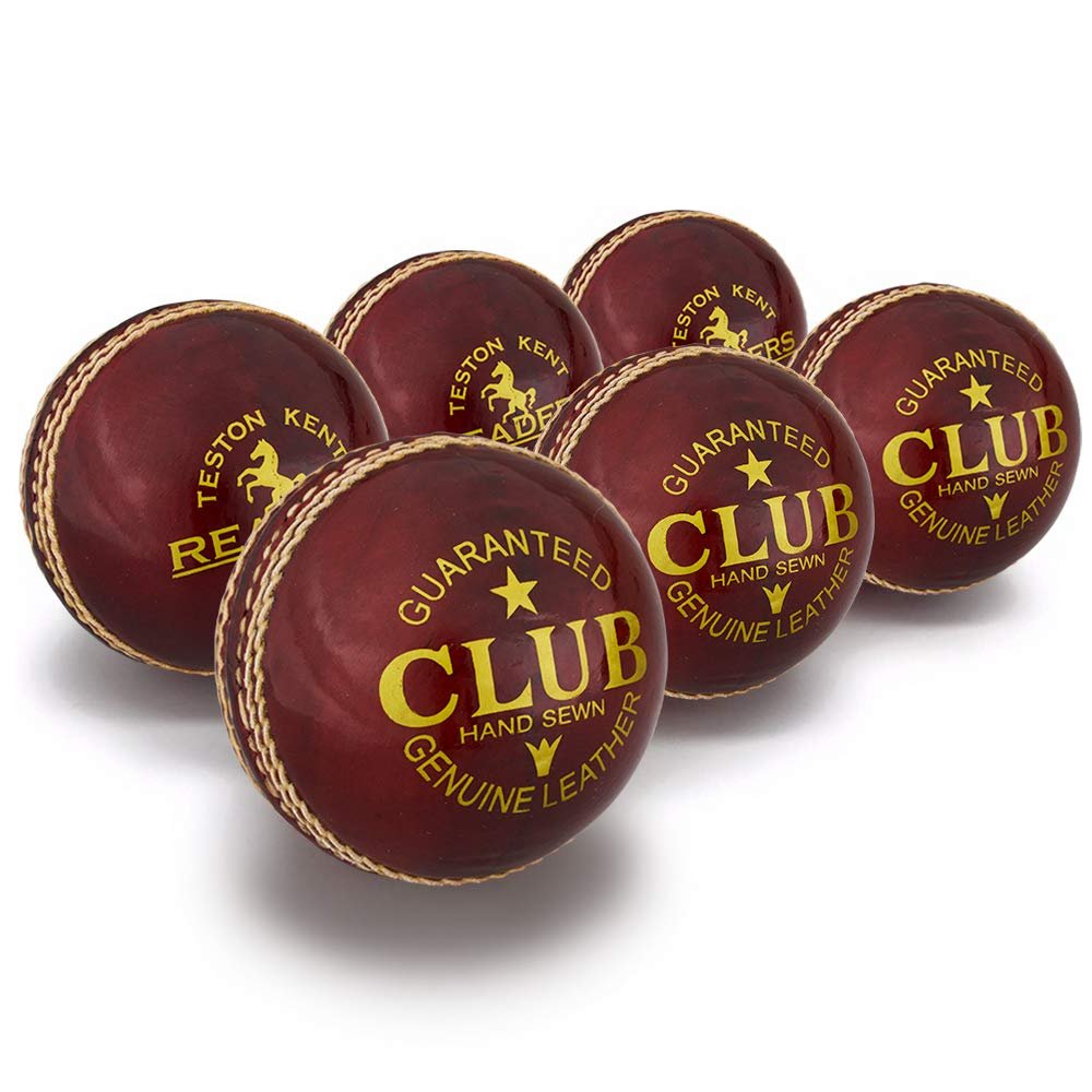 Readers Unisex's Club, 5.5oz Cricket Balls (Box of x6), Red, Mens