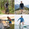 INGEAR Mens UPF 50+ Sun Hoodie  Lightweight UV Protection Shirt with Pocket, Quick-Dry SPF Rashguard for Fishing, Running, Hiking & Swimming (Bright Tie Dye, Large) view 2