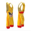 Feather Singlet Weigh-In Singlet 0.1 lbs, Wrestling Singlet, Lightest Singlet in The World (UWW Red, YL) view 2