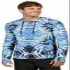 INGEAR Mens UPF 50+ Sun Hoodie  Lightweight UV Protection Shirt with Pocket, Quick-Dry SPF Rashguard for Fishing, Running, Hiking & Swimming (Blue Tie Dye, Small) view 1