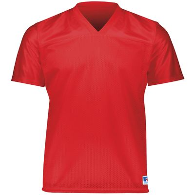 Russell Athletic Mens Solid Flag Football Jersey, True Red 2XL