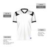 Russell Athletic Ladies Phenom6 Flag Football Jersey  Elite Performance Mesh Football Shirt for Women, Perfect for Team Play & Training, White/Black XL view 4