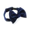 My Lello Velvet Baby Pre- Tied Adjustable Bow Tie Solid Formal Tuxedo Style - Pink Blush view 2