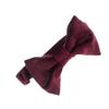 My Lello Velvet Baby Pre- Tied Adjustable Bow Tie Solid Formal Tuxedo Style - Wine view 1