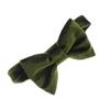 My Lello Velvet Baby Pre- Tied Adjustable Bow Tie Solid Formal Tuxedo Style - Moss Green view 1