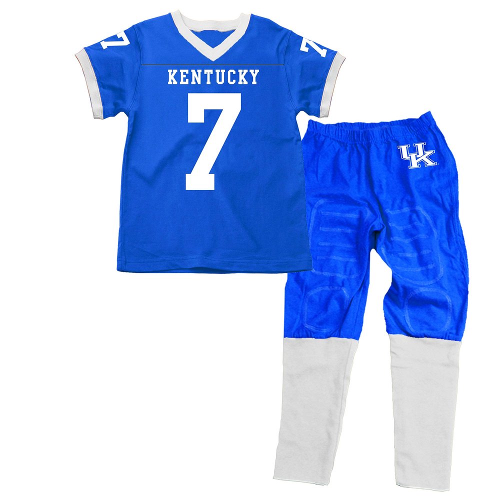 Wes & Willy Kentucky Wildcats SS Football Pajama