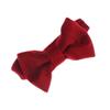 My Lello Velvet Baby Pre- Tied Adjustable Bow Tie Solid Formal Tuxedo Style - Red view 1