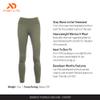First Lite Women's Furnace Long Jane - Heavyweight Merino Wool Base Layer Pant Bottoms - Conifer - Medium view 2
